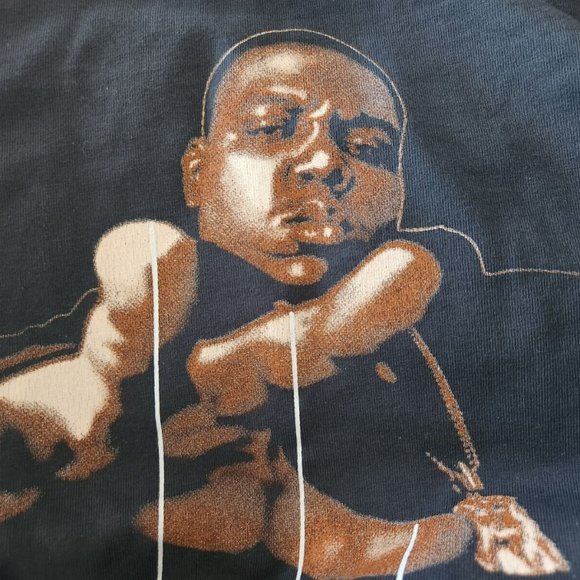 VINTAGE Winterland Biggie Smalls T-Shirt Tee Notorious B.I.G. Puppet Strings 90s - Picture 4 of 9